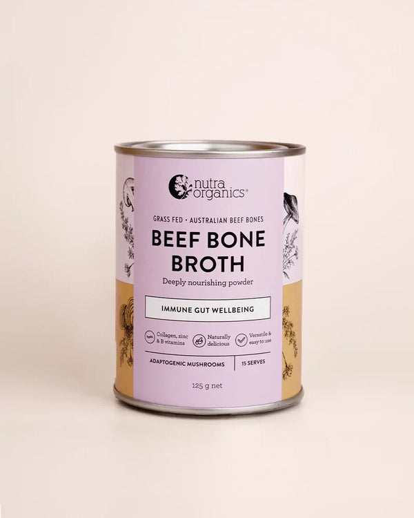 Nutra Organics Bone Broth Beef Mushroom 125g