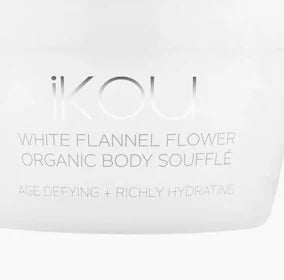 iKOU White Flannel Flower Organic Body Souffle 200g